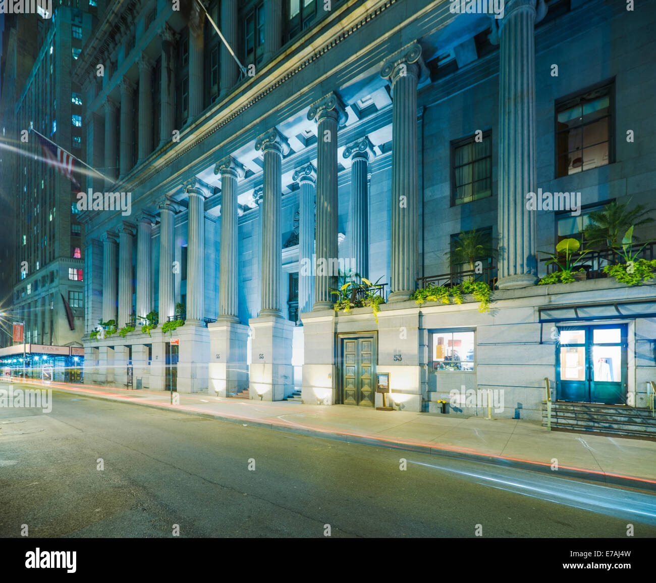 Wall Street New York City Banque D'Images