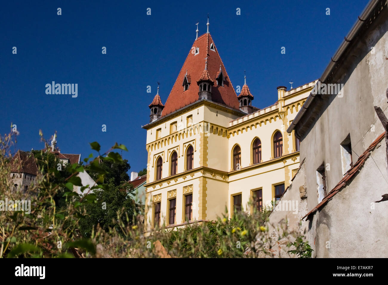 La ville médiévale de Sighisoara (Transylvanie, Roumanie) Banque D'Images
