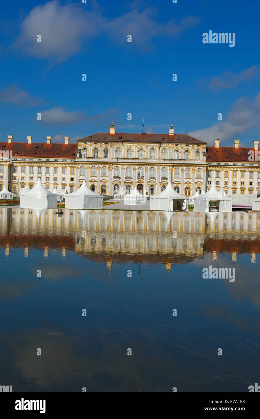 Nouveau château de Schleissheim, Neues Schloss Château De Schleissheim, Château de Schleissheim, Oberschleißheim, près de Munich, Haute-Bavière, Bavaria, Banque D'Images