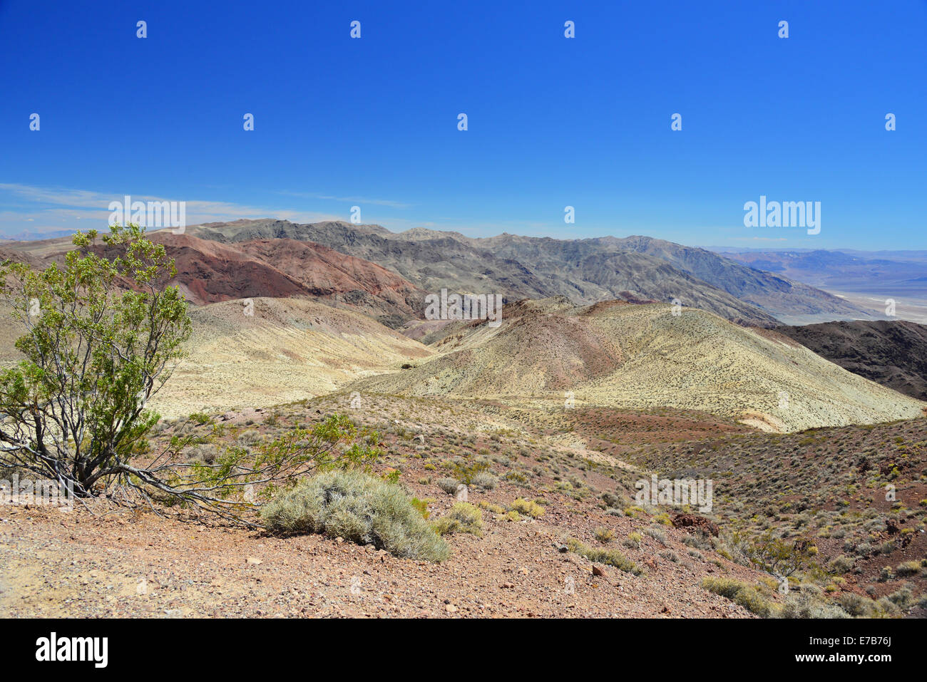 Dante's view, Death Valley National Park, désert de Mojave Banque D'Images