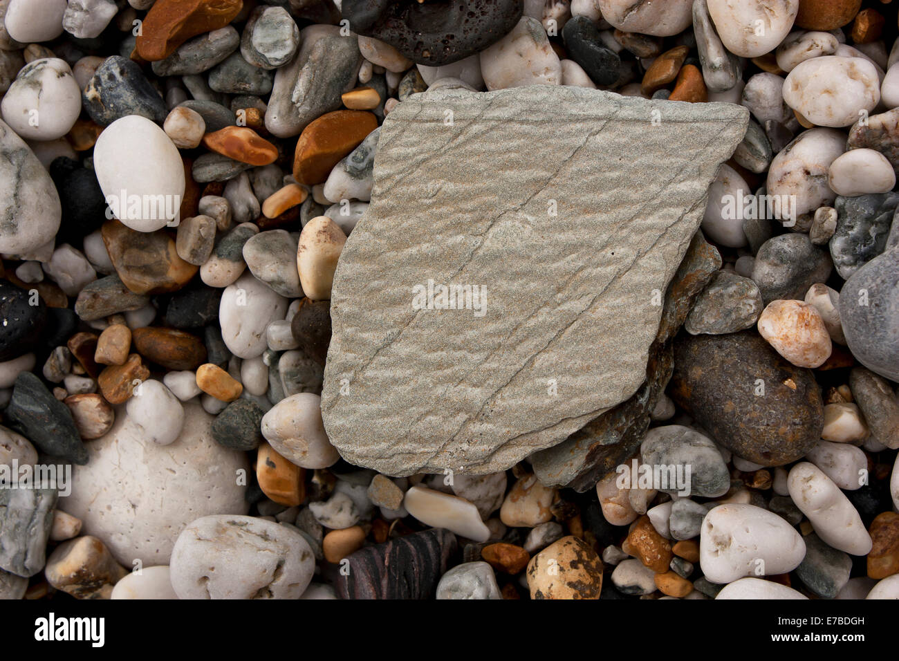 Rock sur la plage de Cornouailles Banque D'Images