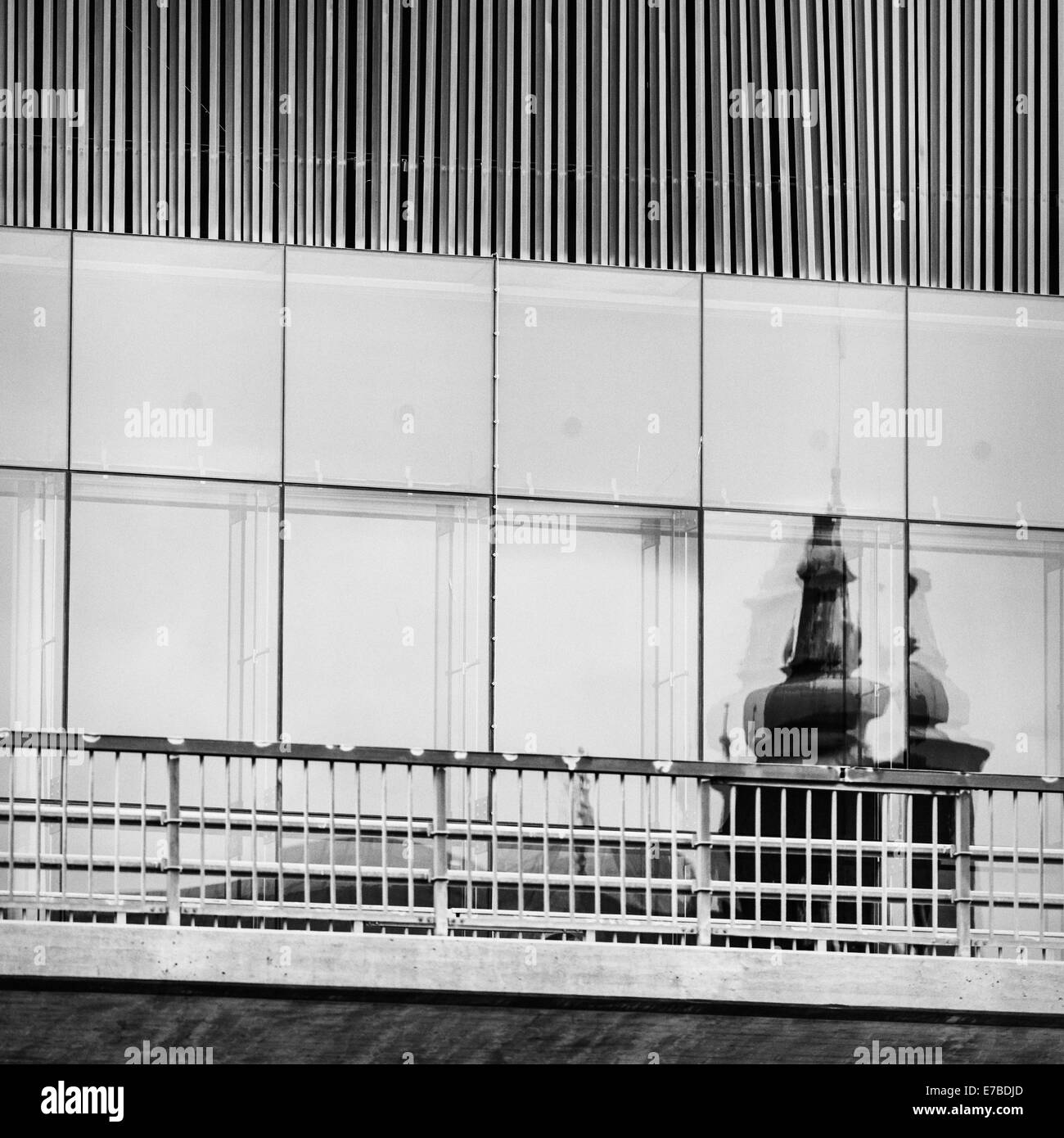 Extérieur du bâtiment, l'architecture moderne de Stockholm, Suède Banque D'Images