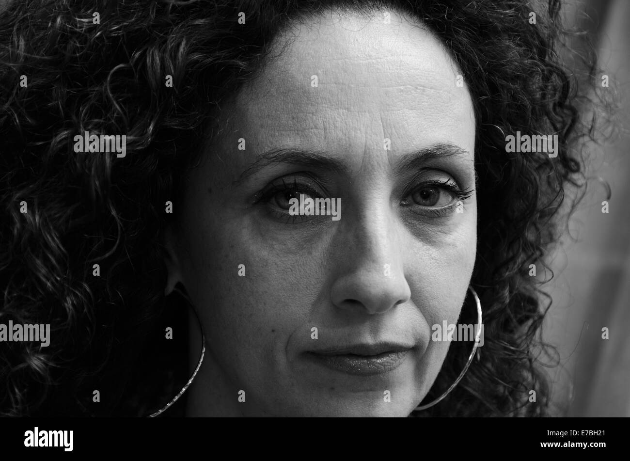 Femme moderne, mère, épouse, travailleur. Banque D'Images