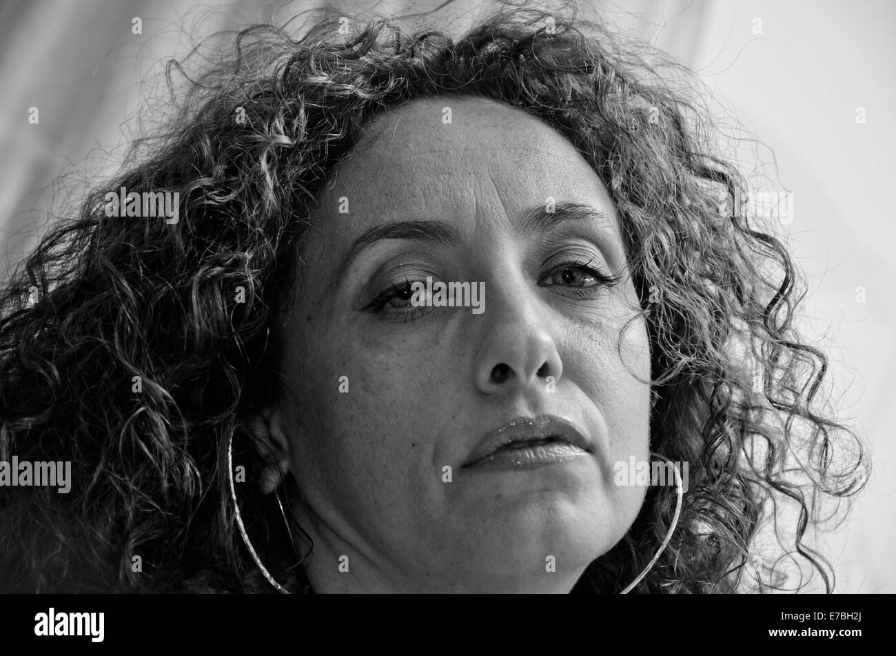 Femme moderne, mère, épouse, travailleur. Banque D'Images