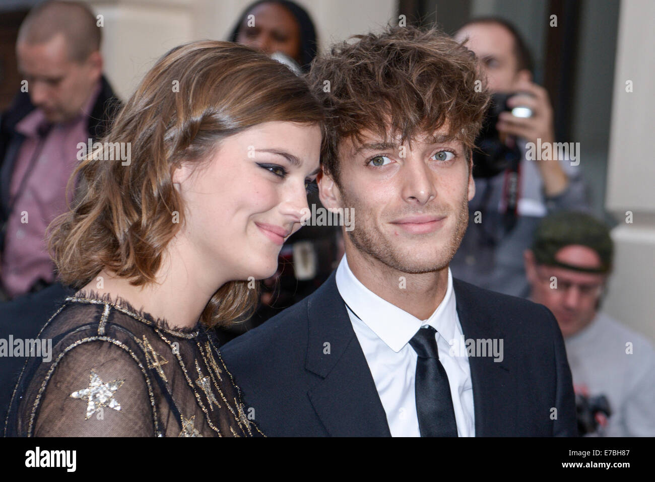 Paolo Nutini arrive à la GQ Men of the Year Awards le 02/09/2014 au Royal Opera House, Londres. Les personnes sur la photo : Paolo Nutini. Photo par Julie Edwards Banque D'Images