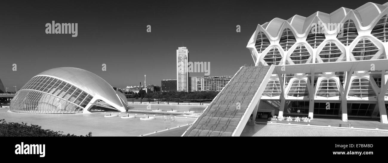 Musée des sciences Principe Felipe, Cité des Arts et des Sciences, Valence, Comunidad Valencia, Espagne, Europe Banque D'Images