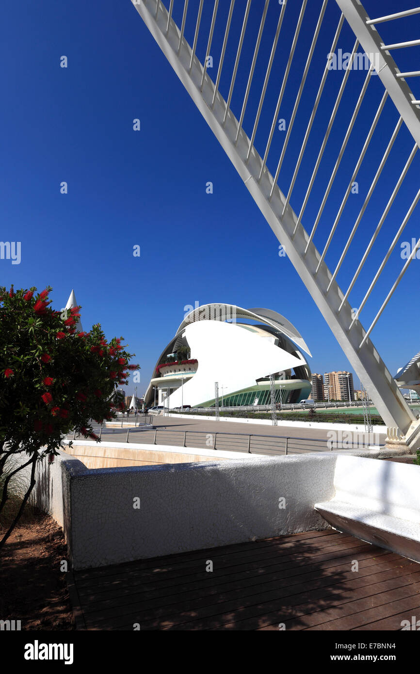 Musée des Arts de la Reine Sofia, Cité des Arts et des Sciences, Valence, Comunidad Valencia, Espagne, Europe Banque D'Images
