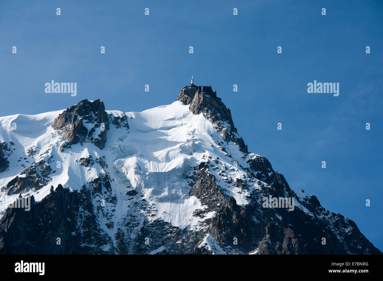 Aiguille du midi, Chamonix, alpes, France Banque D'Images
