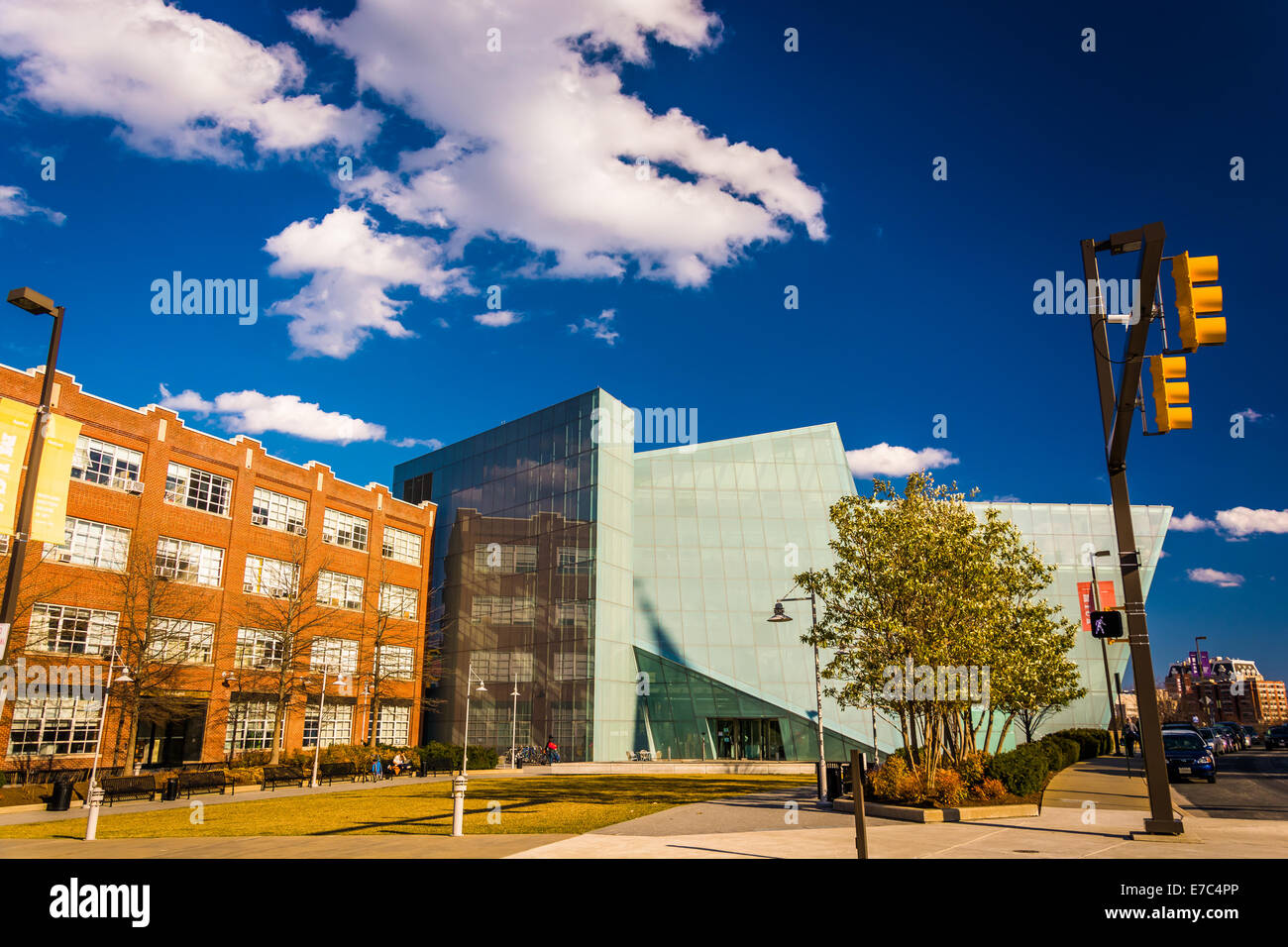 Intersection et le Centre au Maryland Institute College of Art à Baltimore, Maryland. Banque D'Images