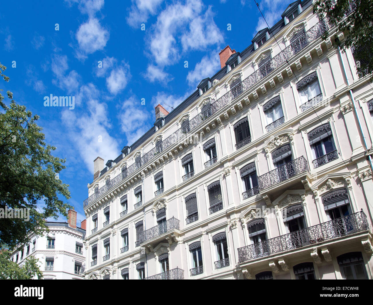 Apartment Building in Paris, France Banque D'Images