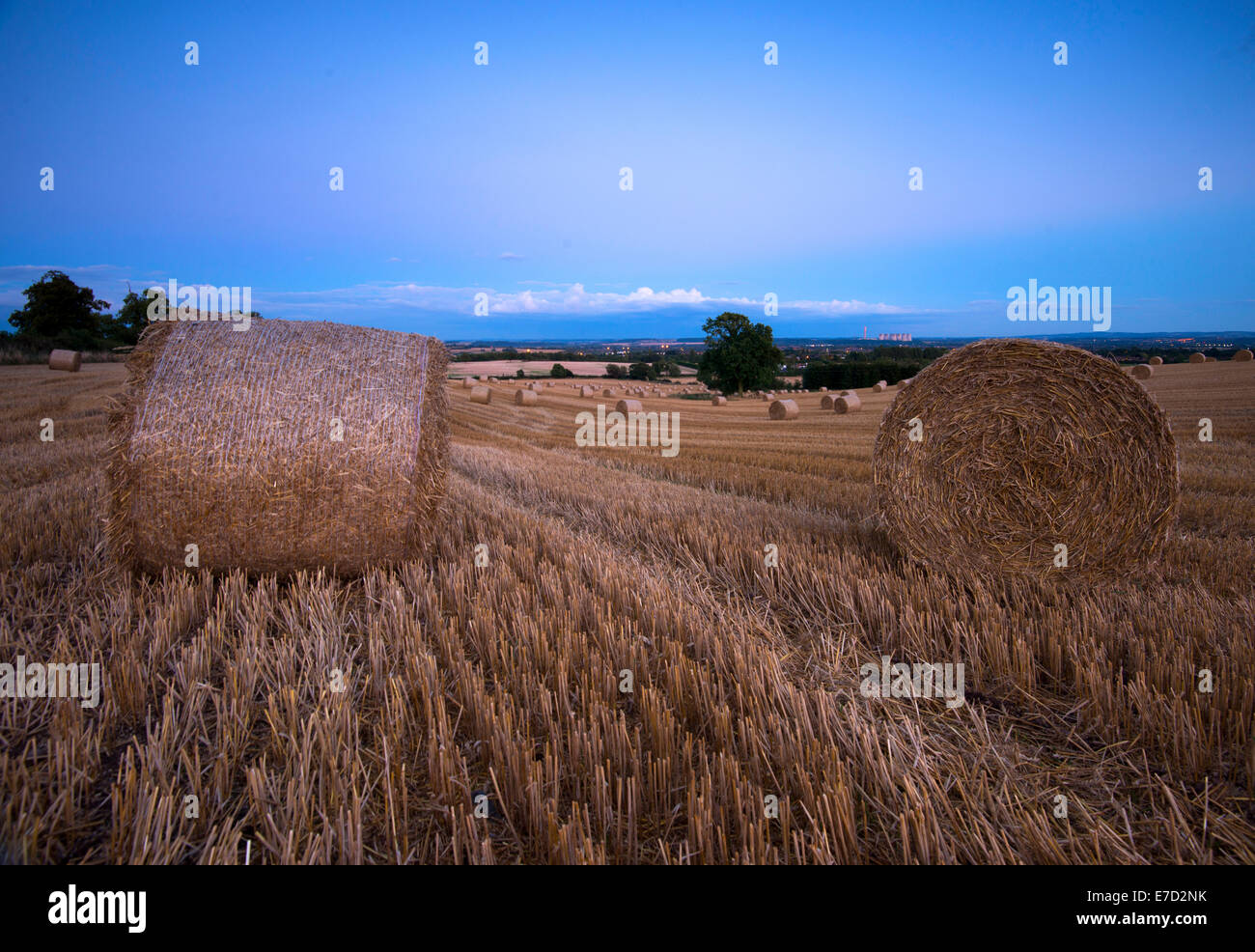 Un soir d'été à Stanton par Dale, Derbyshire, Angleterre, Royaume-Uni Banque D'Images