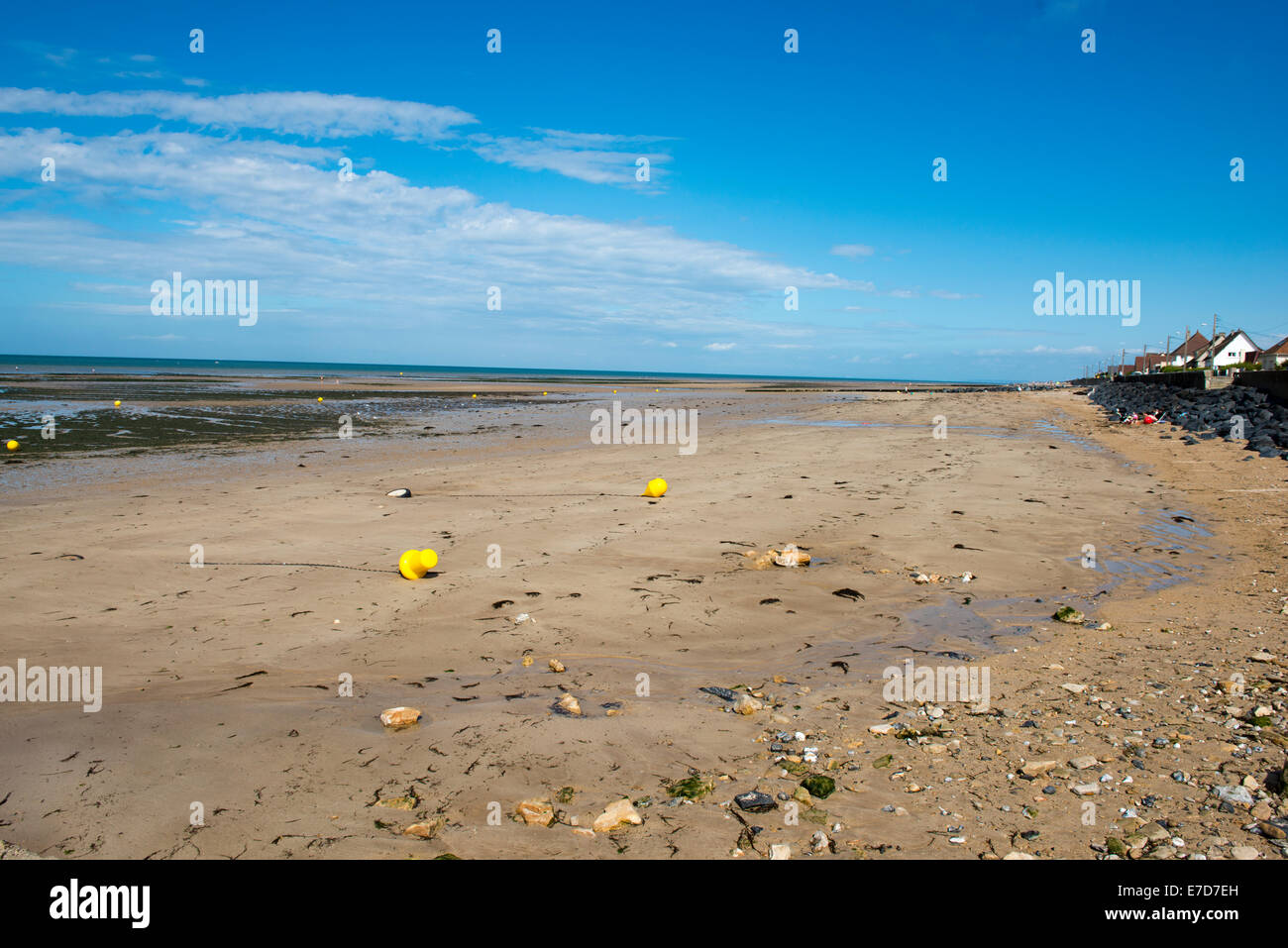 Gold Beach en Normandie, France UE Banque D'Images