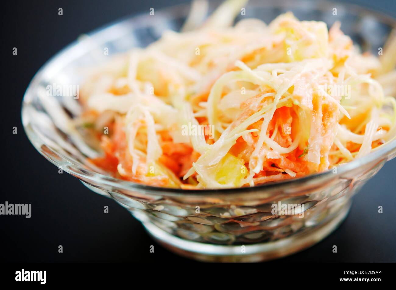 Salade de carottes et mangue Banque D'Images