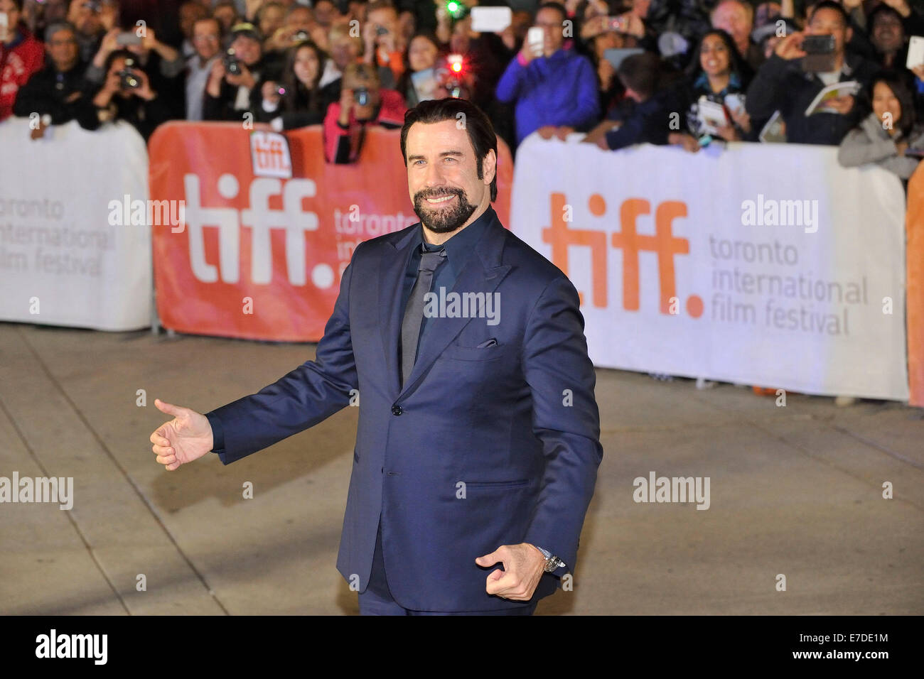 John Travolta au Festival International du Film de Toronto 2014. 2014 TIFF Banque D'Images
