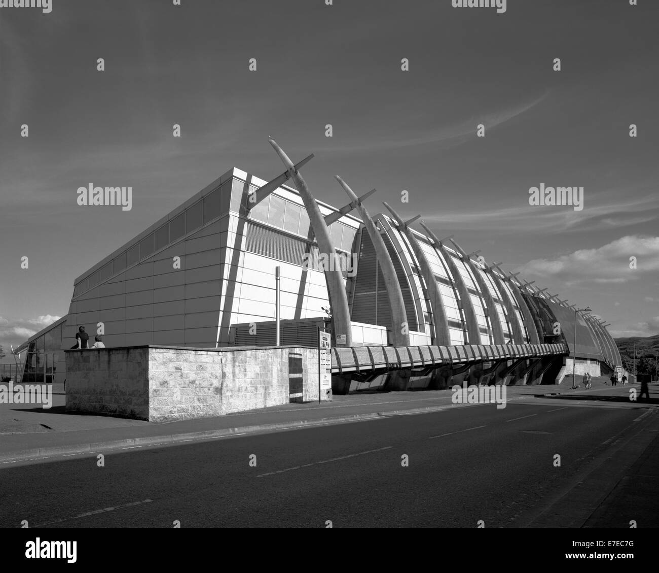 Le complexe de loisirs au bord de l'eau dans le district de Inverclyde Greenock en Écosse Banque D'Images