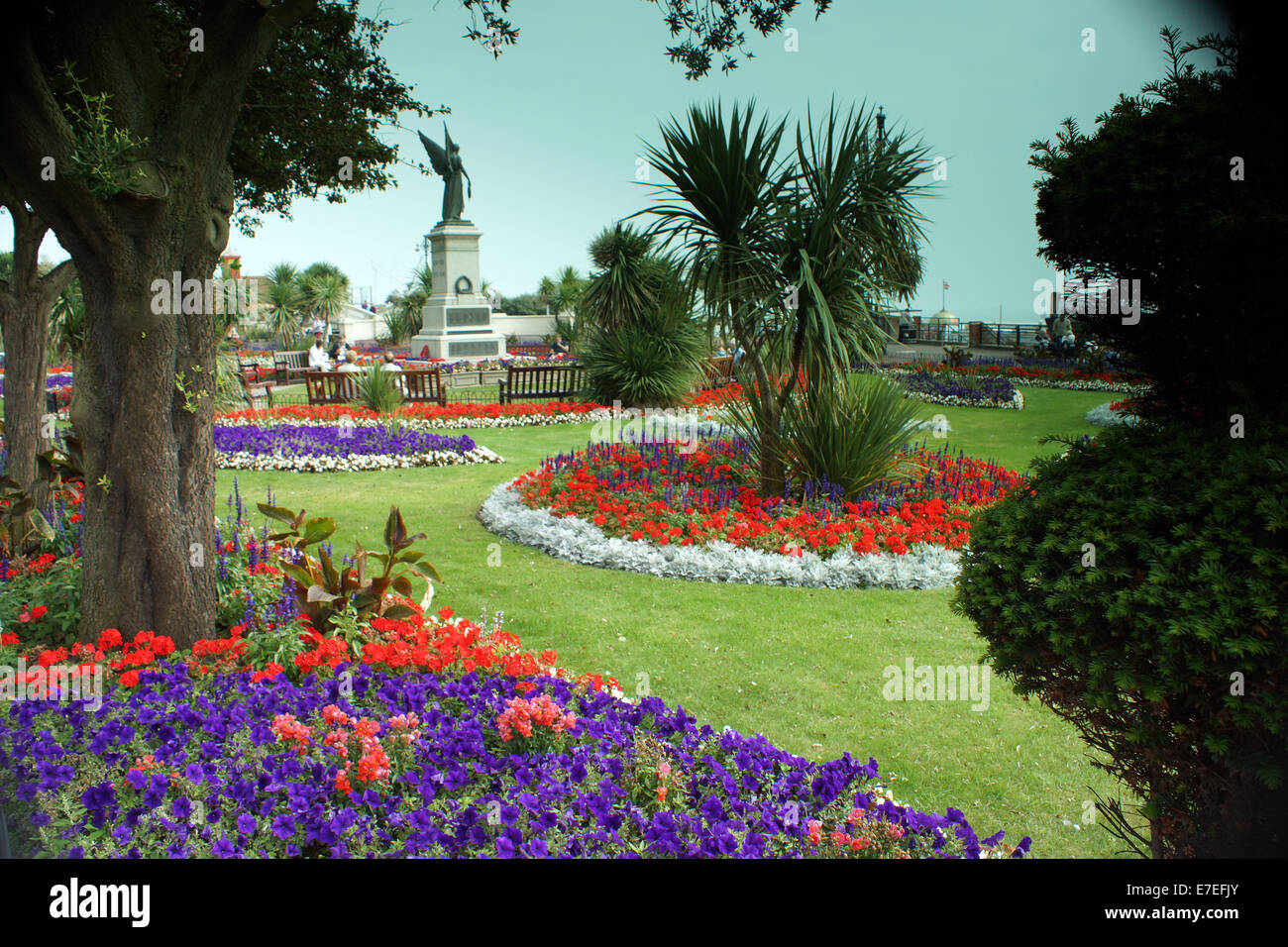 Clacton-on-Sea est la plus grande ville de la péninsule de Tendring et de district dans l'Essex, Angleterre Banque D'Images