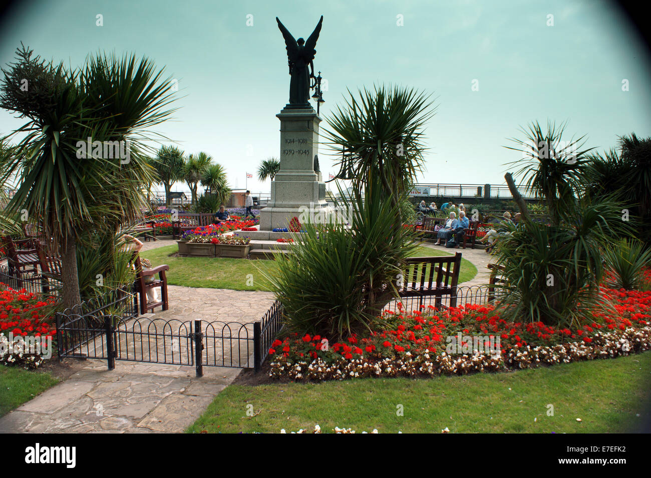 Clacton-on-Sea est la plus grande ville de la péninsule de Tendring et de district dans l'Essex, Angleterre Banque D'Images