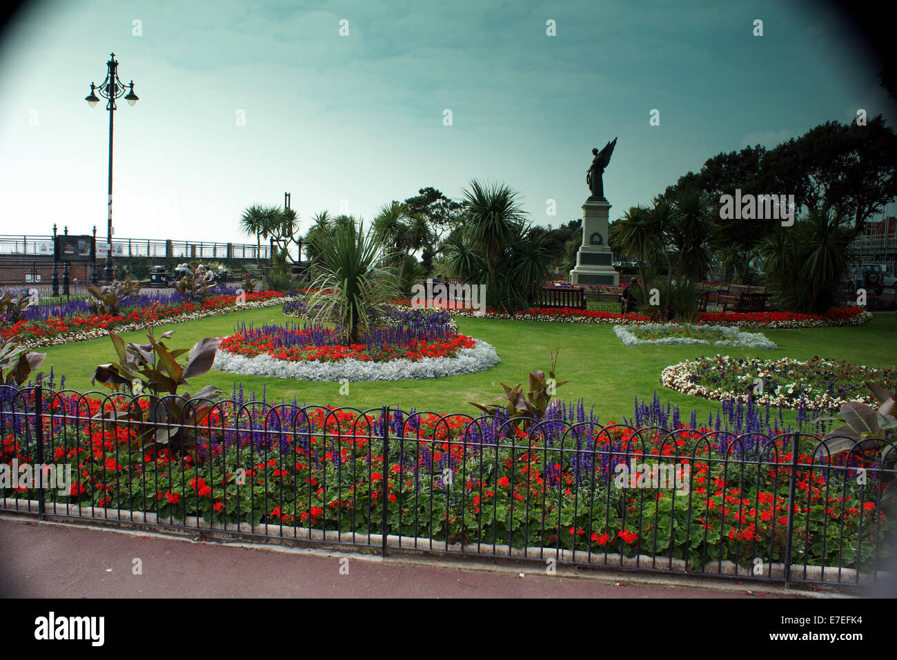 Clacton-on-Sea est la plus grande ville de la péninsule de Tendring et de district dans l'Essex, en Angleterre, et a été fondée en 1871 Banque D'Images