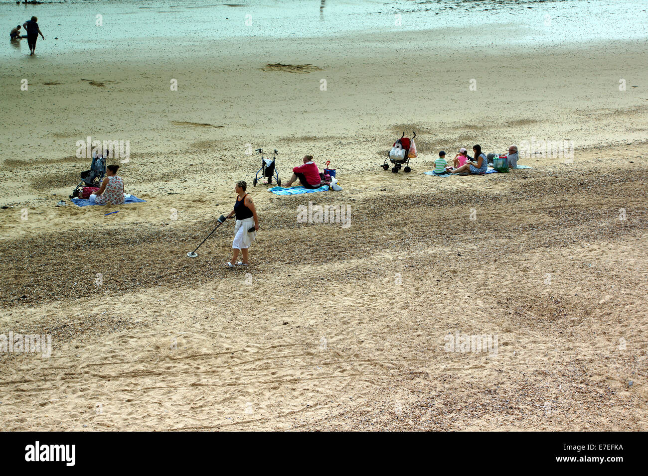 Clacton-on-Sea est la plus grande ville de la péninsule de Tendring et de district dans l'Essex, en Angleterre, et a été fondée en 1871 Banque D'Images