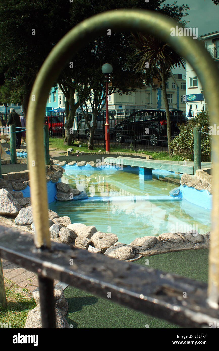Clacton-on-Sea est la plus grande ville de la péninsule de Tendring et de district dans l'Essex, en Angleterre, et a été fondée en 1871 Banque D'Images