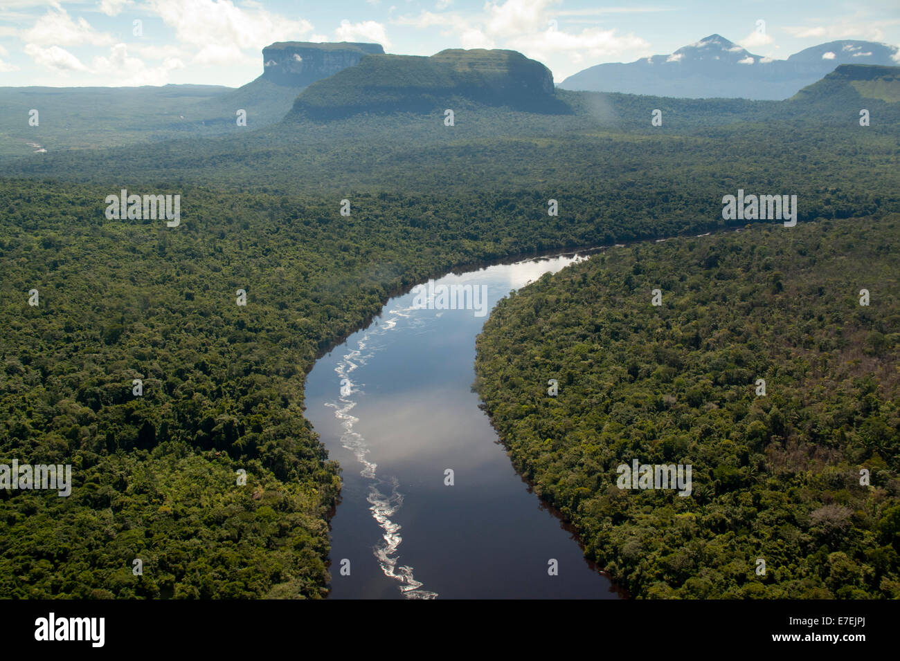 Vue sur la rivière Orinocco Banque D'Images