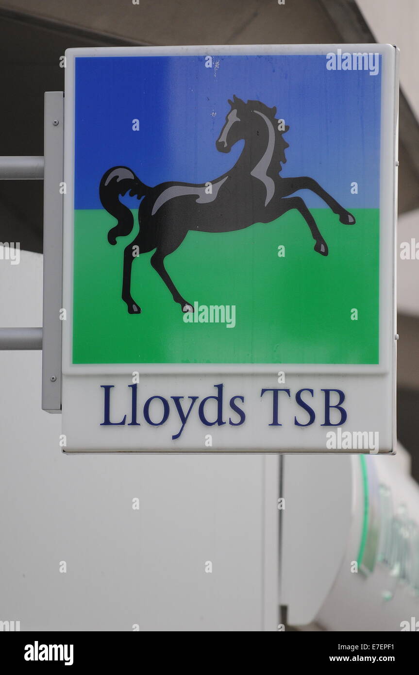 Lloyds TSB Bank inscrivez-logo. Banque D'Images