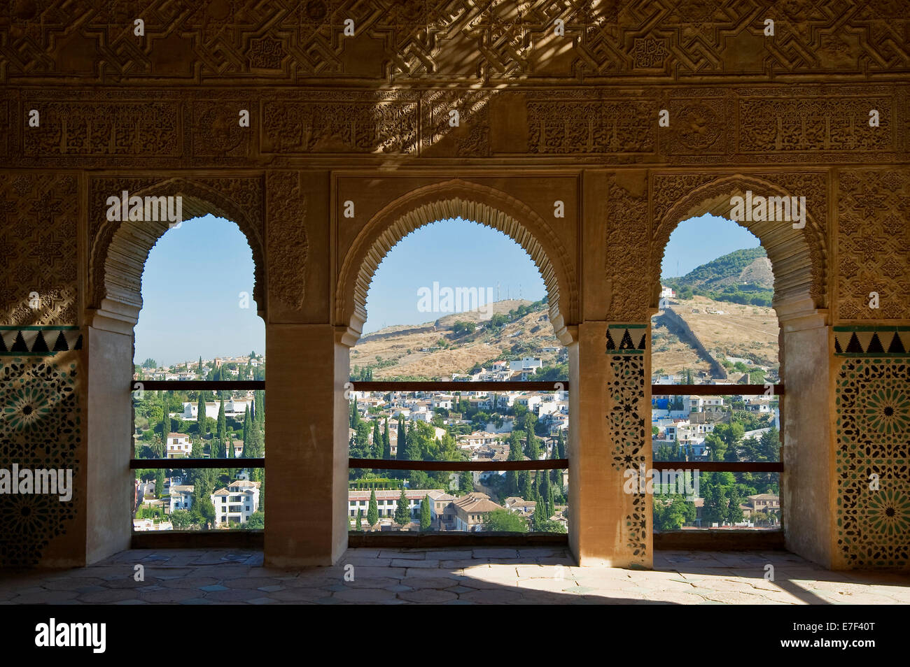 Alhambra, Site du patrimoine culturel mondial de l'UNESCO, Grenade, Andalousie, Espagne Banque D'Images