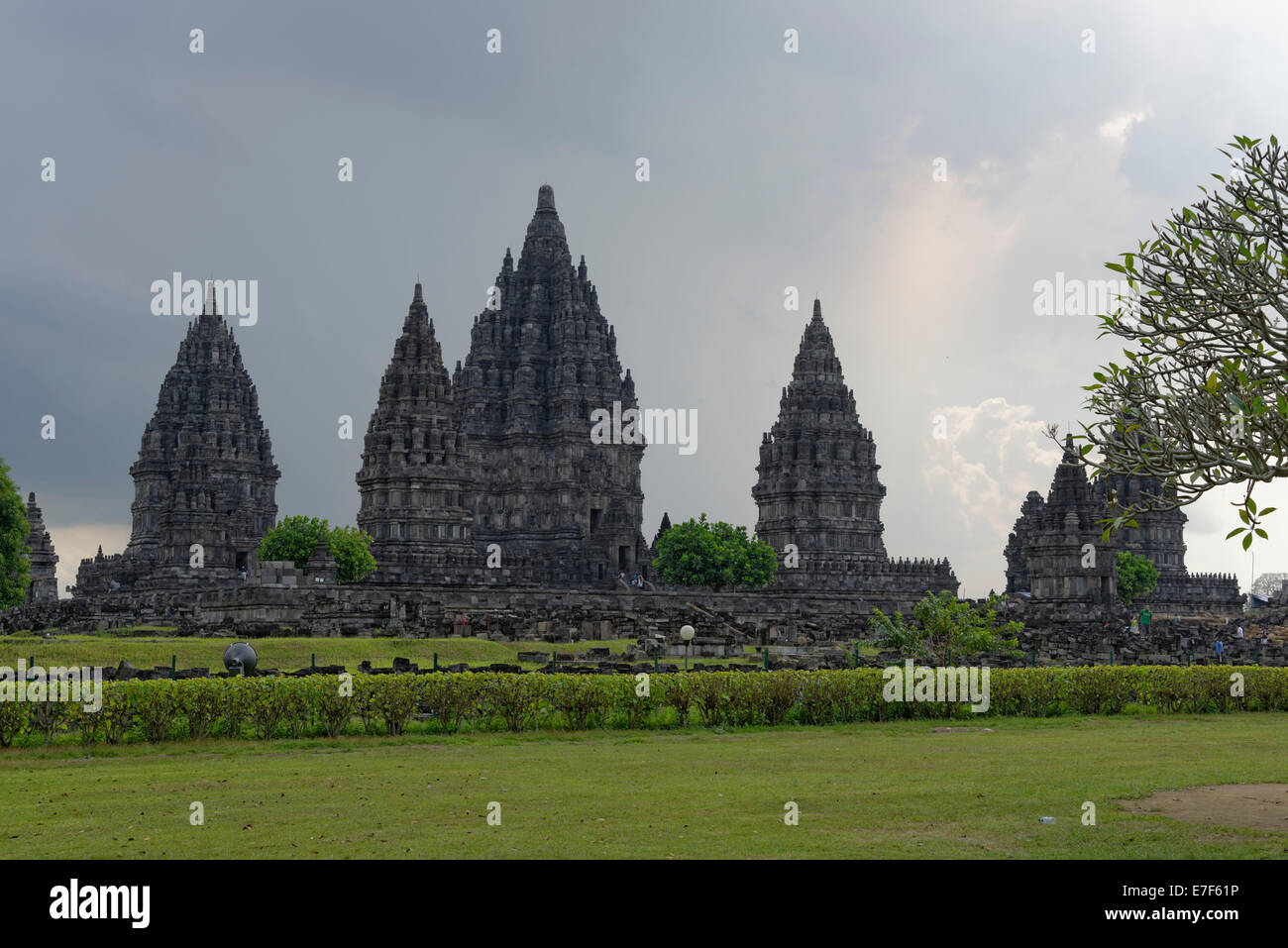 Temple de Prambanan complexe, Yogyakarta, java, Indonésie Banque D'Images