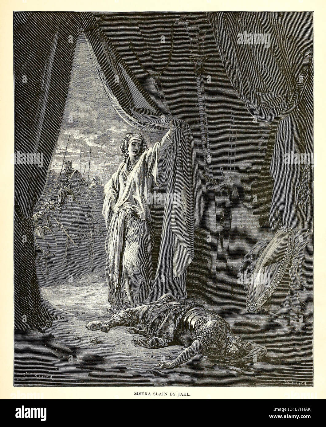 Illustration par Paul Gustave Doré (1832-1883) à partir de 1880 édition de la Bible. Voir la description pour plus d'informations. Banque D'Images