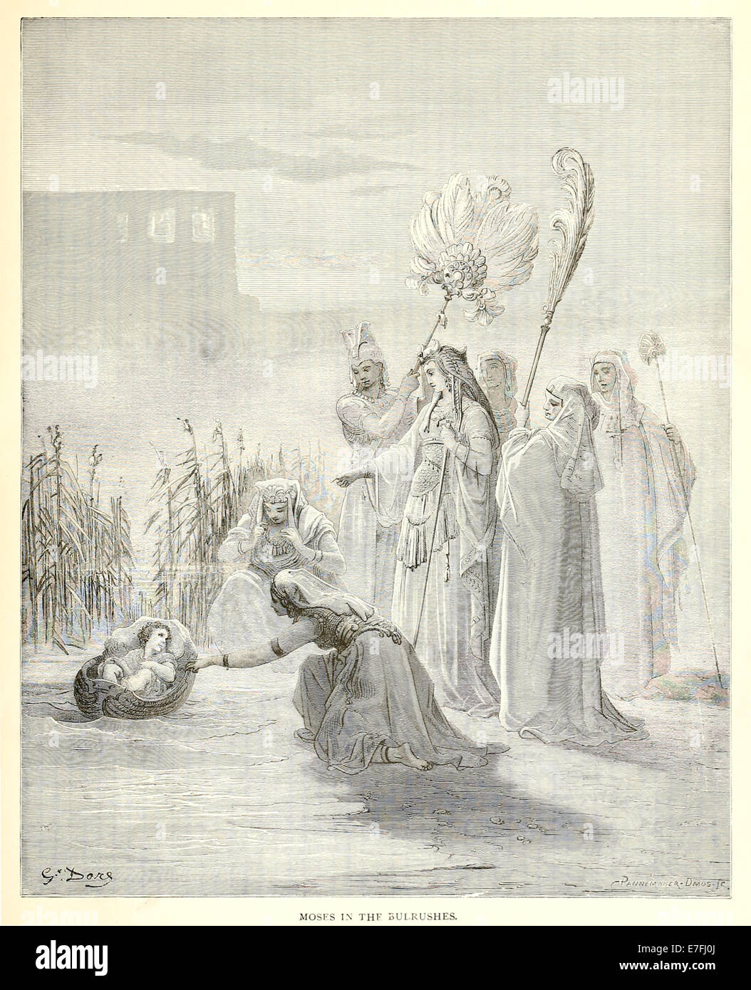 Illustration par Paul Gustave Doré (1832-1883) à partir de 1880 édition de la Bible. Voir la description pour plus d'informations. Banque D'Images