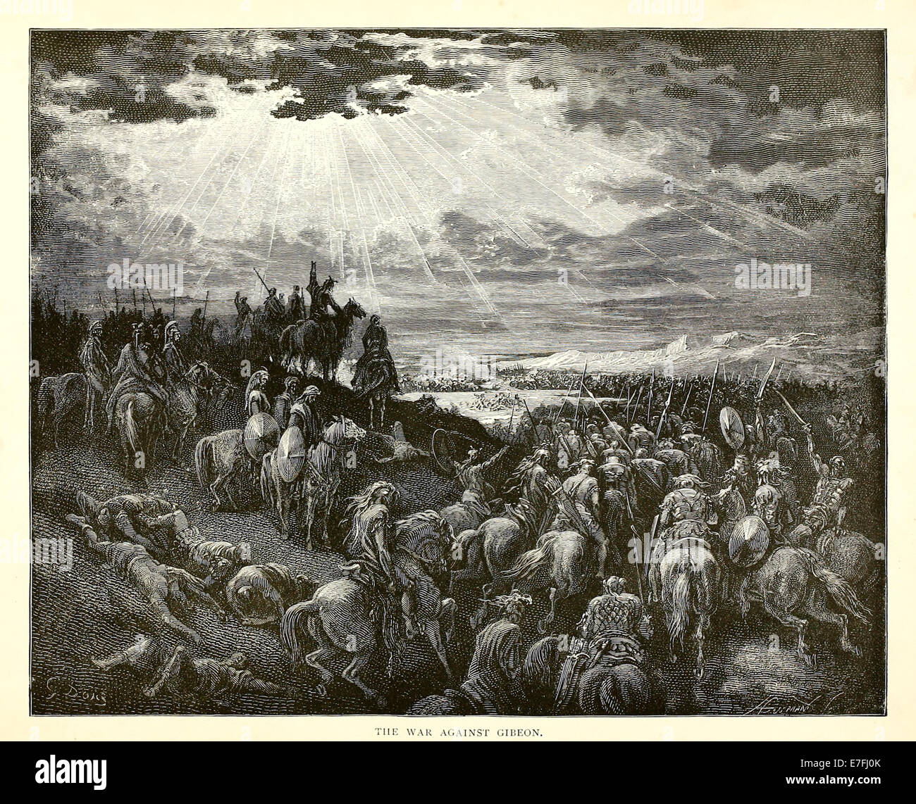 Illustration par Paul Gustave Doré (1832-1883) à partir de 1880 édition de la Bible. Voir la description pour plus d'informations. Banque D'Images