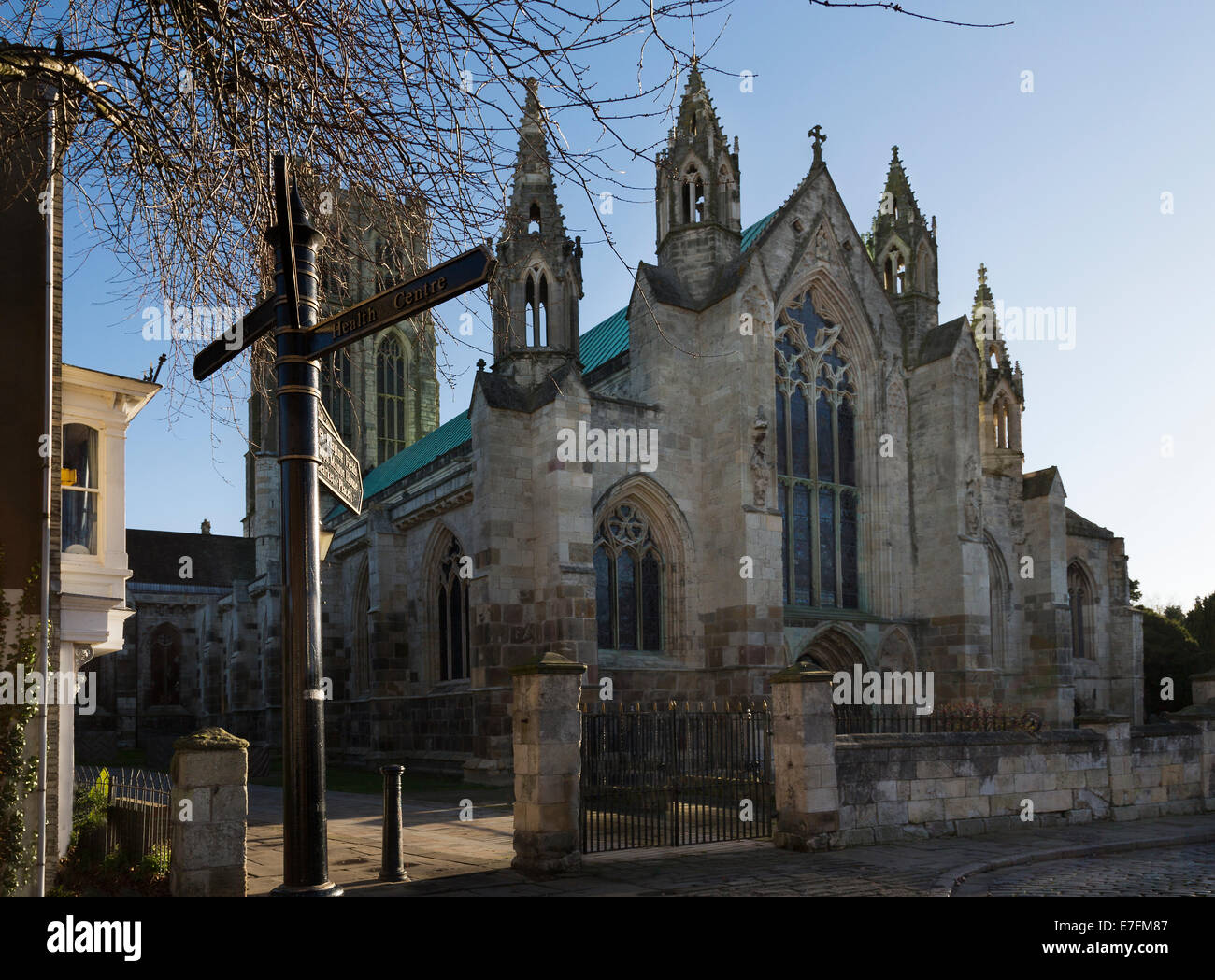 Howden Minster vue avant. Banque D'Images