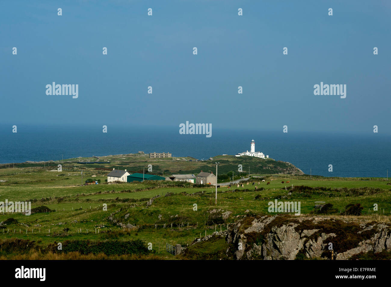 Phare de Fanad, comté de Donegal, Irlande, Europe Banque D'Images