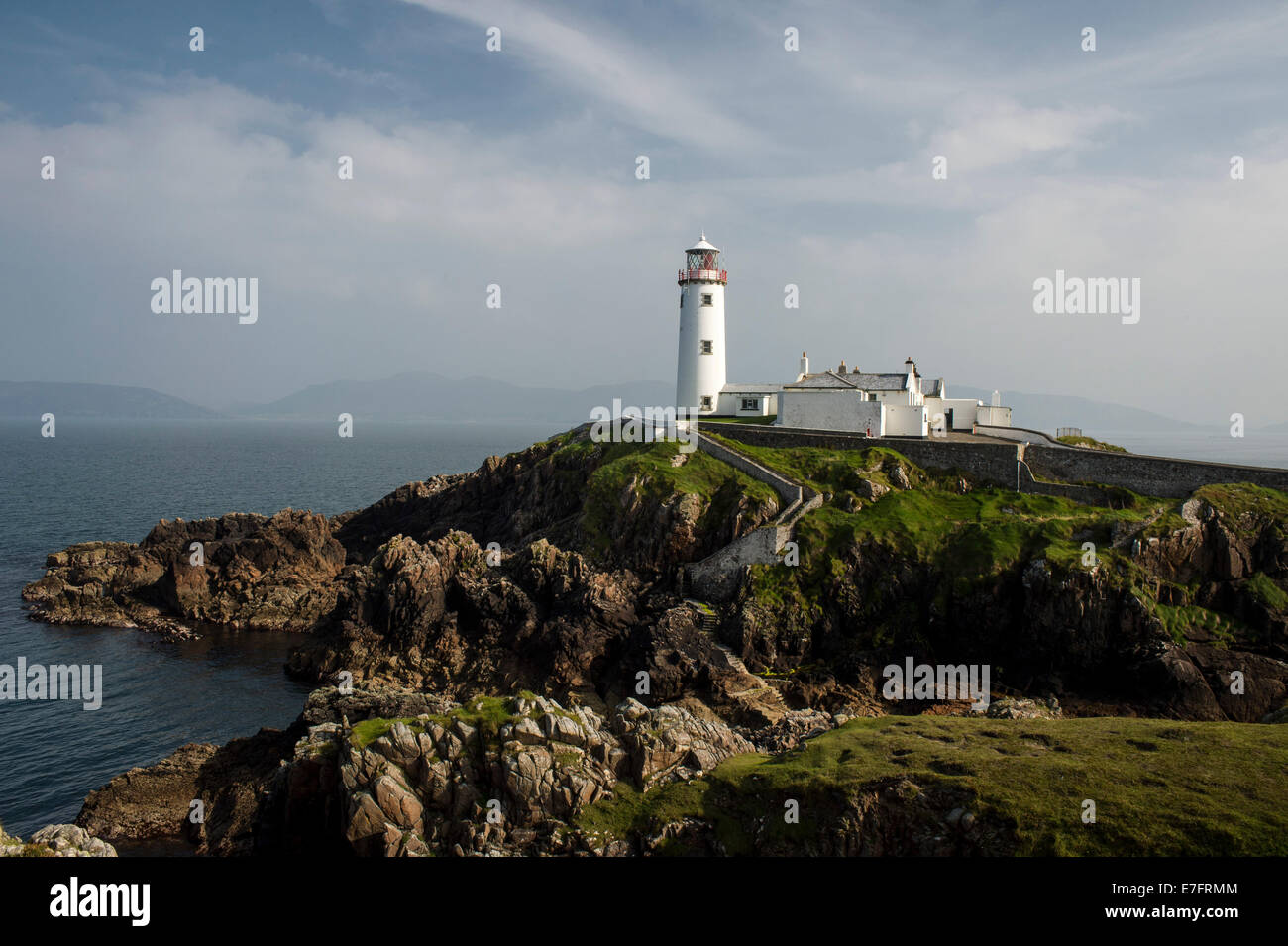 Phare de Fanad, comté de Donegal, Irlande, Europe Banque D'Images