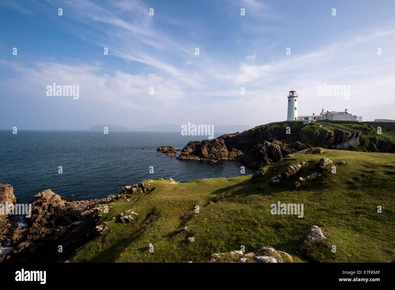 Phare de Fanad, comté de Donegal, Irlande, Europe Banque D'Images