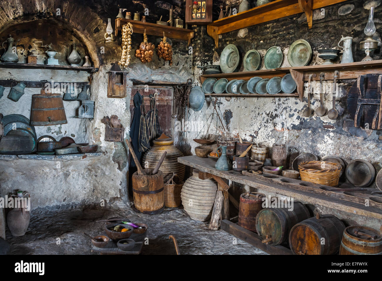 Monastère à Mont Athos Banque D'Images