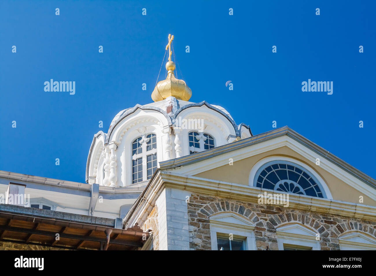 Monastère à Mont Athos Banque D'Images