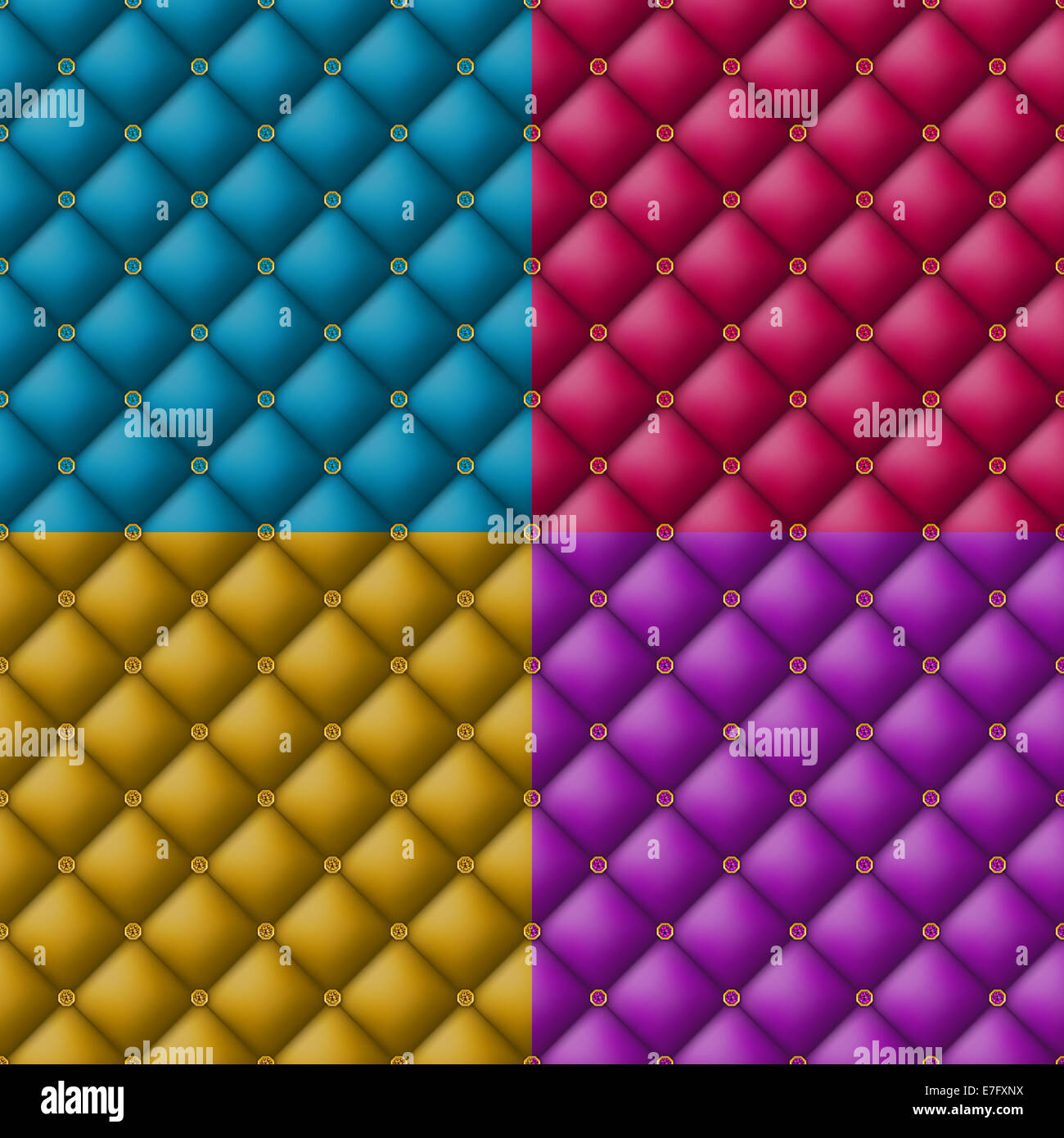 Fond en cuir-bouton. Banque D'Images