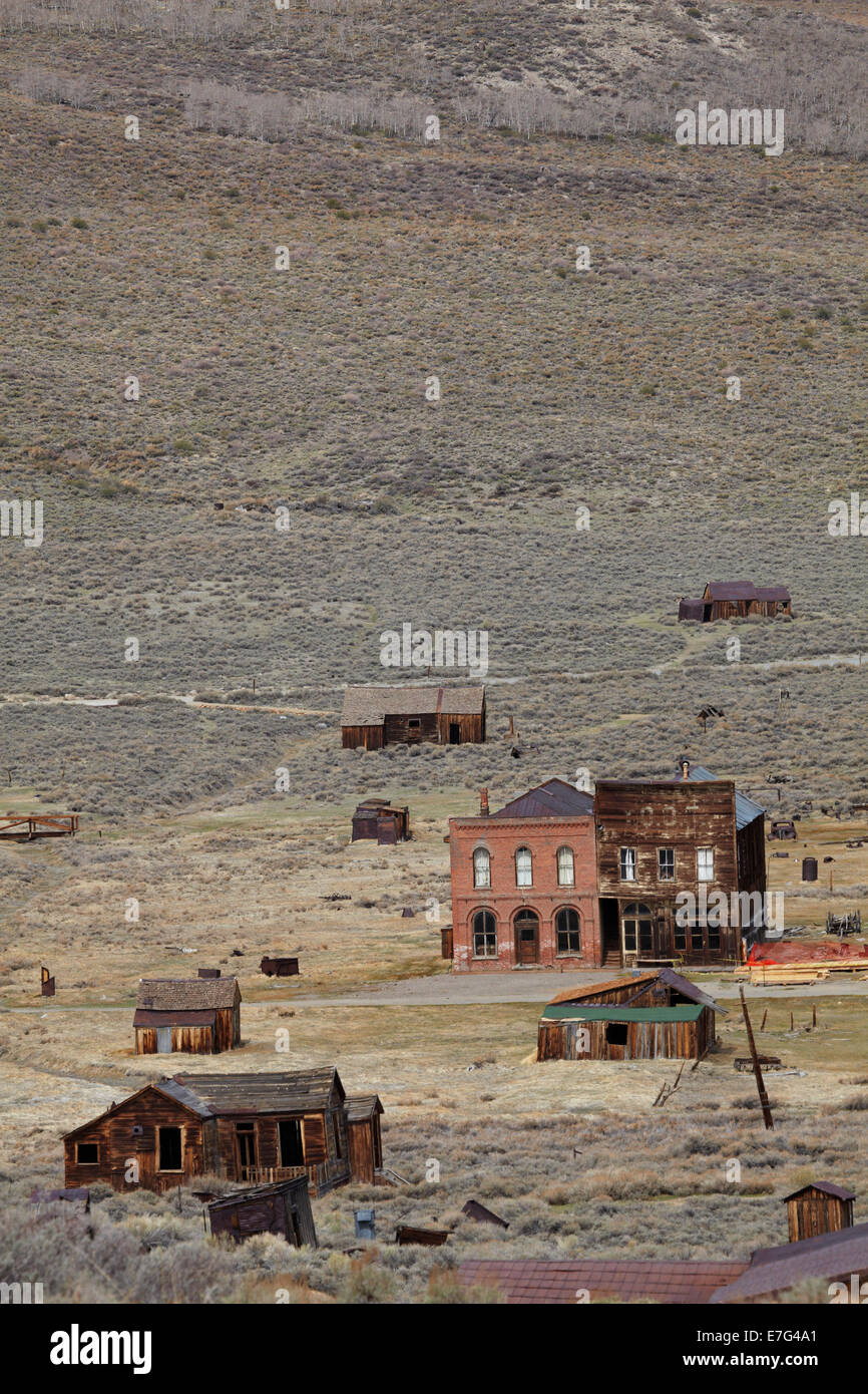 Bodie Ghost Town ( altitude 8379 ft / 2554 m ), Bodie Hills, comté de Mono, l'Est de la Sierra, en Californie, USA Banque D'Images