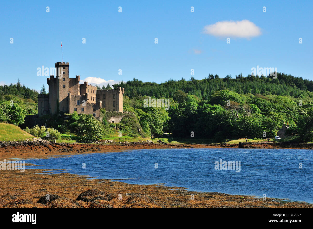 Château de Dunvegan, Ross, Skye et Lochaber, Ile de Skye, Ecosse, Royaume-Uni Banque D'Images