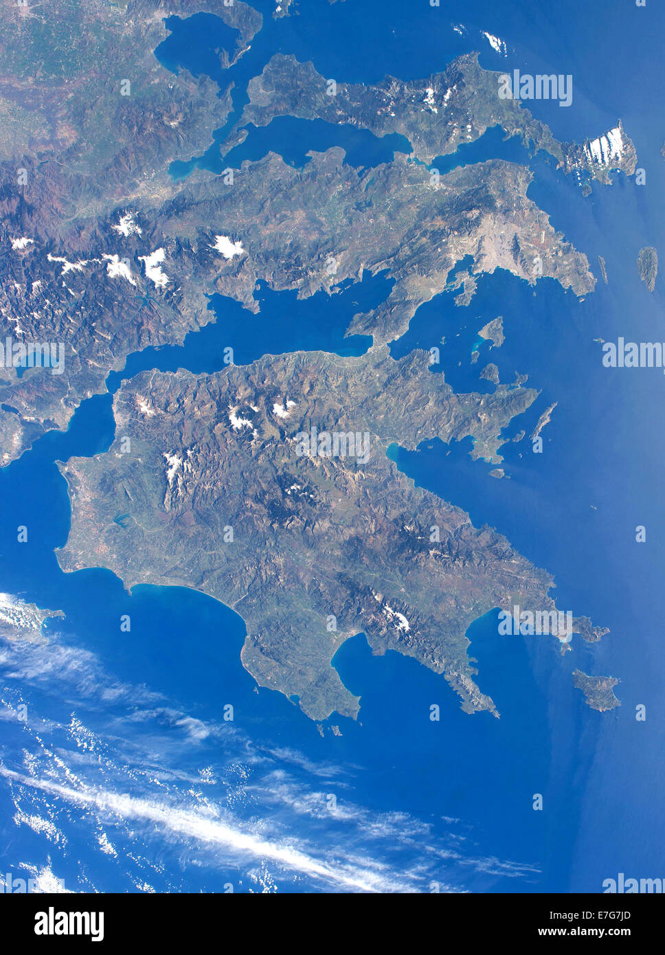 En Grèce, photo aérienne de la Grèce, de la nation de la Grèce Banque D'Images