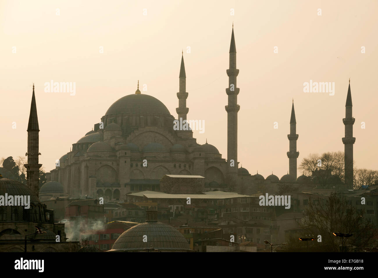 La Mosquée Sultan Ahmed, ou Mosquée Bleue, à Istanbul, Turquie Banque D'Images