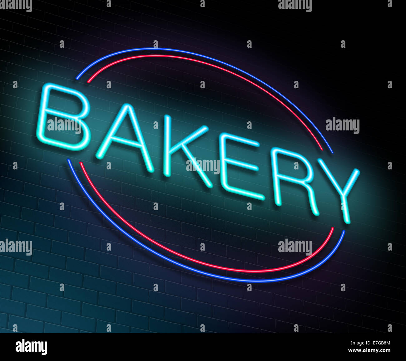 Concept de boulangerie. Banque D'Images