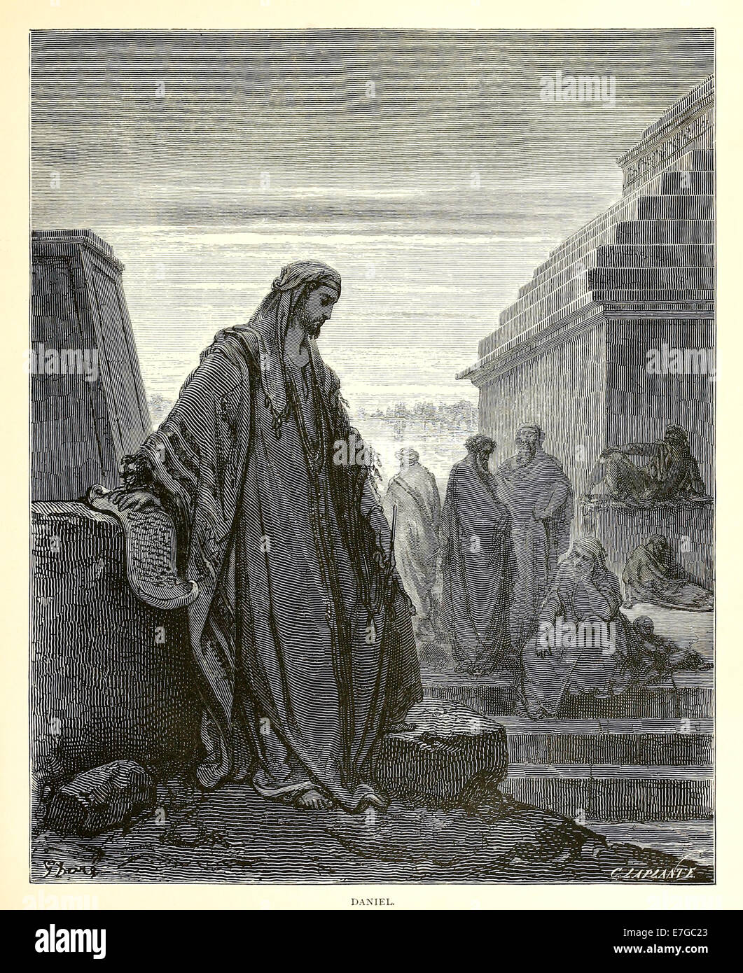 Illustration par Paul Gustave Doré (1832-1883) à partir de 1880 édition de la Bible. Voir la description pour plus d'informations. Banque D'Images