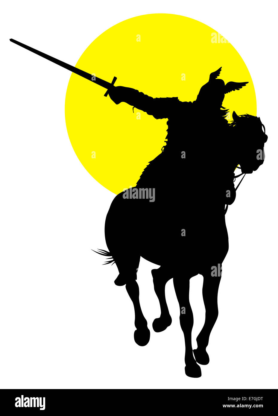 Cavalier de Viking Banque D'Images