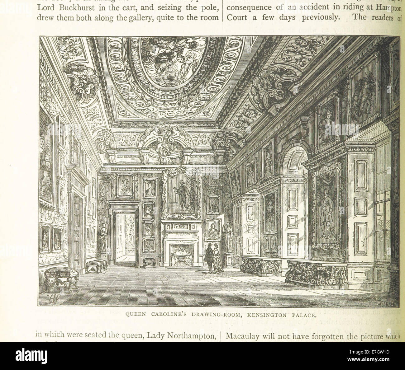 Illustration de la page 162 de 'Old and New London', montrant une vue de Londres avec des caractéristiques architecturales détaillées, des rues et des espaces publics au XIXe siècle. Banque D'Images