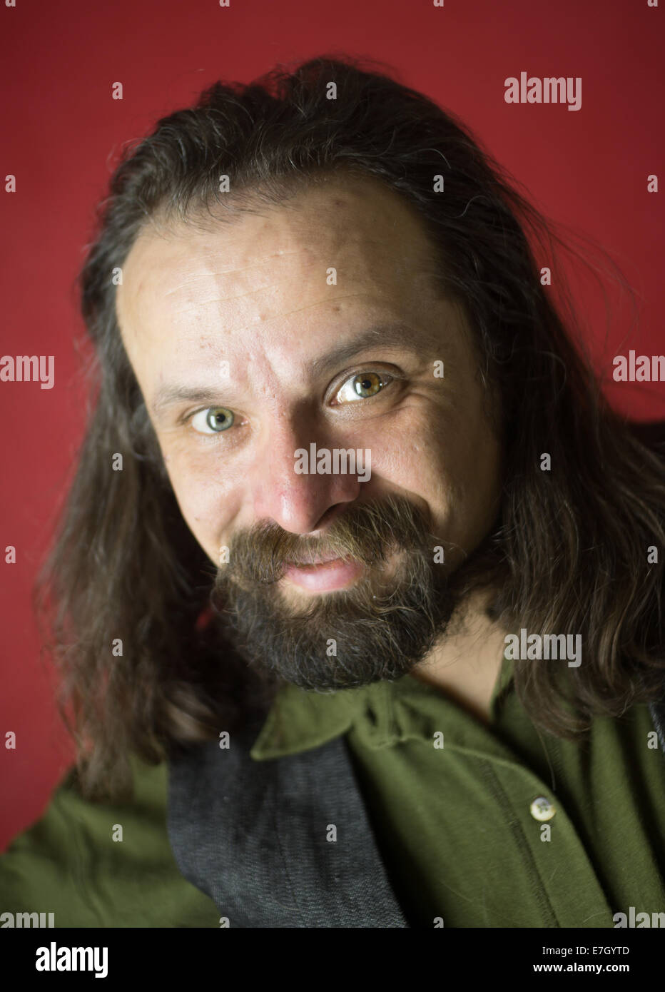 Portrait d'un homme qui veut vous tromper Banque D'Images