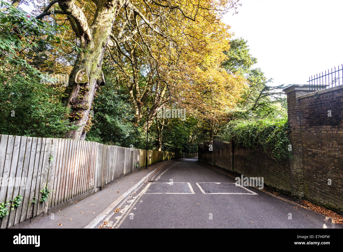 Swain's Lane, Highgate, Londres, UK Banque D'Images