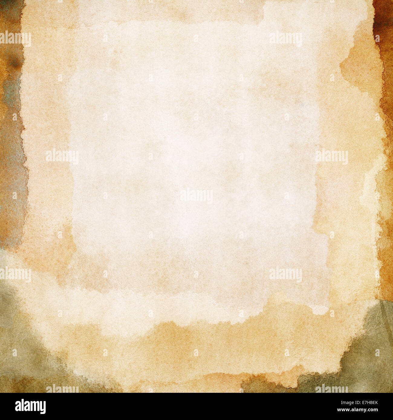 Résumé Contexte aquarelle brun Banque D'Images