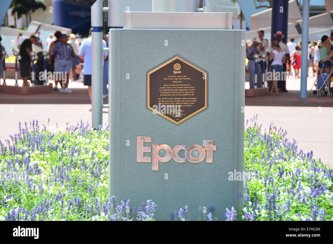 Centre Epcot à Walt Disney World, Orlando, Floride, USA Banque D'Images